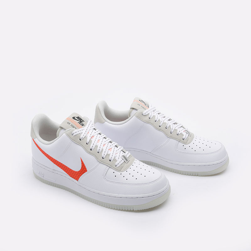 мужские белые кроссовки Nike Air Force 1 `07 LV8 3 CD0888-100 - цена, описание, фото 2